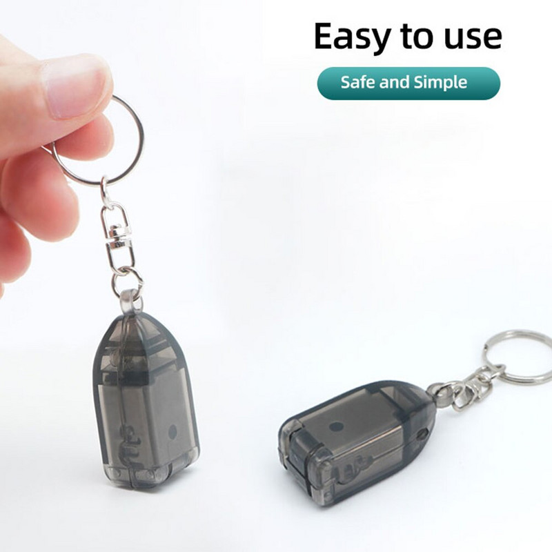 2023 legmenőbb új eladó Mini hordozható körömvágó műanyag fogantyús forgó körömvágó kulcstartóval a kínai gyárból