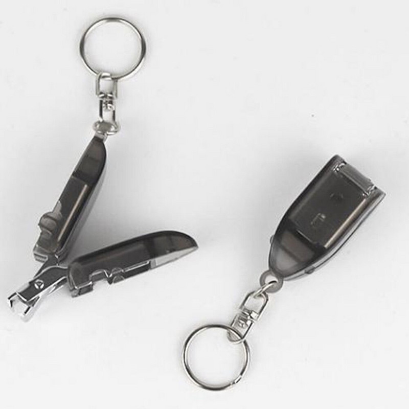 2023 legmenőbb új eladó Mini hordozható körömvágó műanyag fogantyús forgó körömvágó kulcstartóval a kínai gyárból