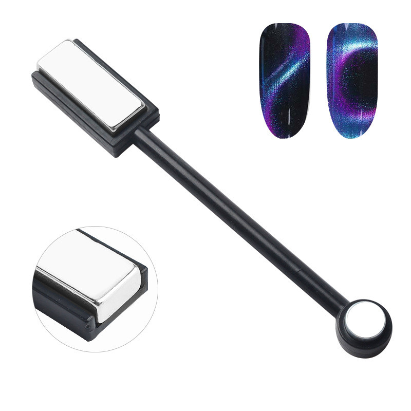 Nagu mākslas magnēts Stick Cat Eyes Spar Magnet nagu gēla lakai 3D līnijas sloksnes efekts Spēcīga magnētiskā pildspalva DIY instrumenti