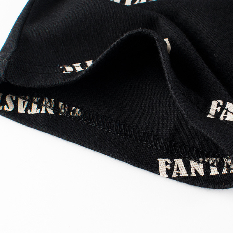 2024. gada vasara, jauni zēnu modes burtu apdruka Kokvilnas šorti ar elastīgu vidukli Bērnu sporta īsās bikses Pludmales bērnu apģērbi