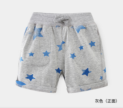 2024 Лято 2 3 4 5 6 8 10 години Европейски американски стил Животински принт Детски дрехи Памучен картон Детски къси панталони за бебета