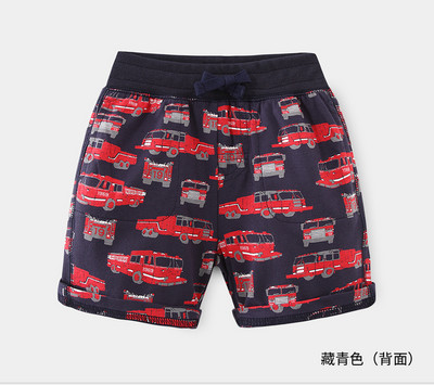 2024 Лято 2 3 4 5 6 8 10 години Европейски американски стил Животински принт Детски дрехи Памучен картон Детски къси панталони за бебета