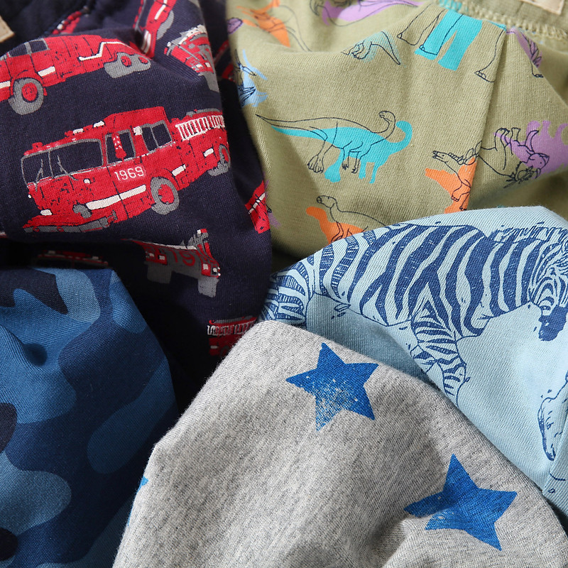 Ljeto 2024. 2 3 4 5 6 8 10 godina Europski američki stil Životinjski print Dječja odjeća Pamučna ploča Dječje kratke hlače za dječake