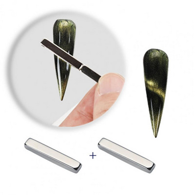 Nail Magnet Tool Macskaszem hatású körömszerszám Multifunkcionális macskaszem körömmágnes készlet barkácsolás manikűrhöz Kétfejű mágnes zseléhez