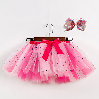 Tutu suknja za djevojčice Suknje za djevojčice Mini Pettiskirt Plesna suknja od tila u duginim bojama Dječja suknja princeze Šarena dječja ljetna odjeća