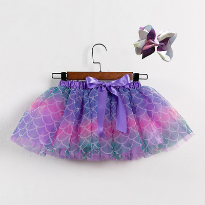 Tutu suknja za djevojčice Suknje za djevojčice Mini Pettiskirt Plesna suknja od tila u duginim bojama Dječja suknja princeze Šarena dječja ljetna odjeća