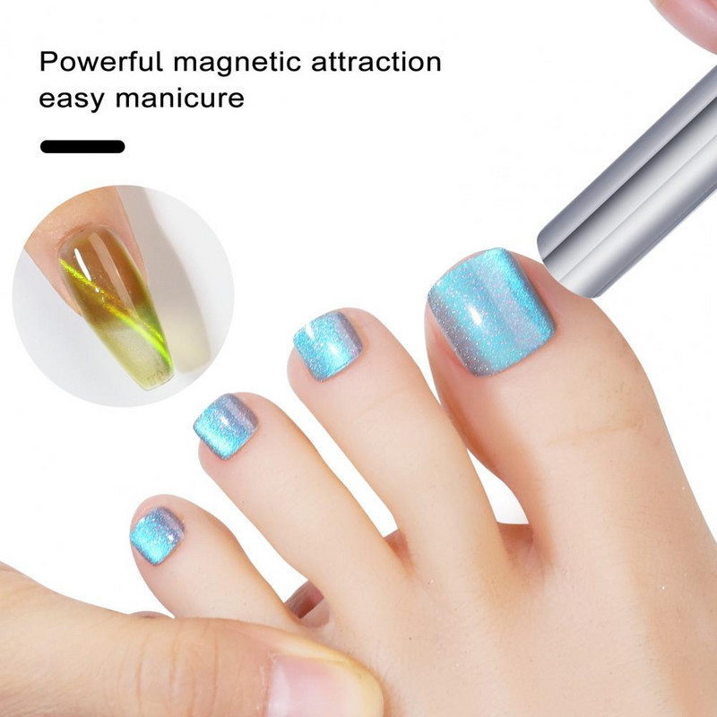 Магнит за лак за нокти Магнитен инструмент за лак за нокти Многофункционален магнит за зашеметяващи ефекти върху ноктите за нокти