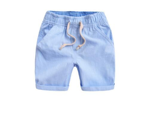 2023. gada vasaras bērnu apģērbi zēnu šorti, viendabīgi, plānas kokvilnas bērnu unisex šorti zēniem, meitenes, bērnu šorti ar oderi