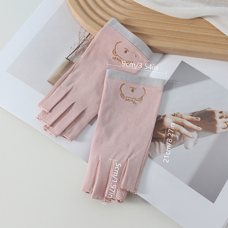 1 pāris Anti-UV nagu cimdi UV gēla aizsargcimdi bezpirkstiem manikīrs nagu mākslas instrumenti LED lampas nagu žāvētājs starojuma rokas