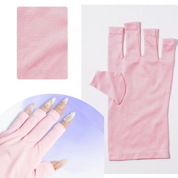 Nail Art Glove UV Protection Glove Anti UV Radiation Protection Gloves Protecter For Nail Art Gel UV LED Lamp Tool Tool