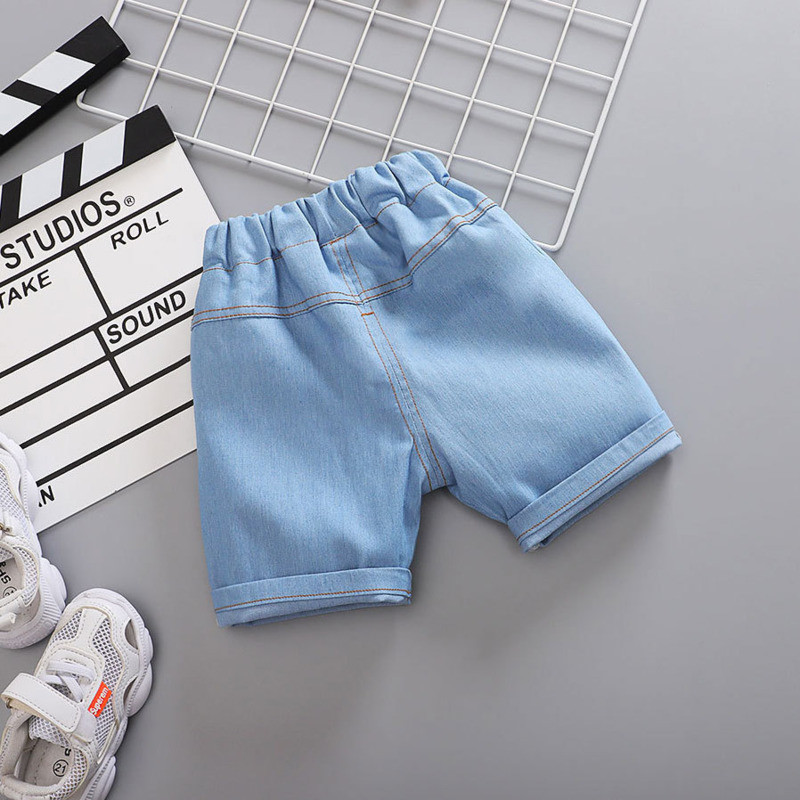 Copii Băieți Pantaloni scurți Casual Vară Bebeluș haine la modă 1 bucată Copii mici Costum sport din bumbac Îmbrăcăminte pentru sugari Copii Fete Pantaloni scurți