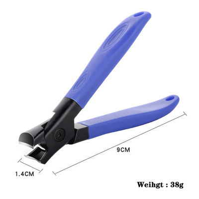 7 MM lielas atvēršanas biezas cietas speciālas nagu grieznes nerūsējošā tērauda pretšļakatām mājsaimniecības vienas naglu griešanas ierīces manikīra instrumenti