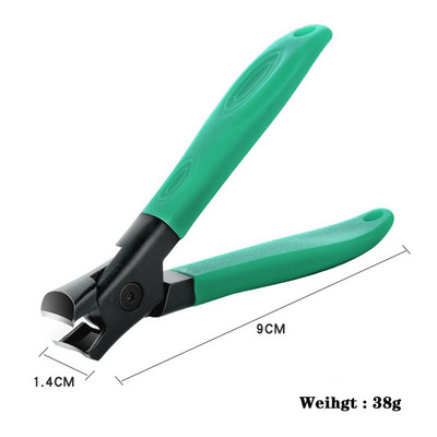 7 MM lielas atvēršanas biezas cietas speciālas nagu grieznes nerūsējošā tērauda pretšļakatām mājsaimniecības vienas naglu griešanas ierīces manikīra instrumenti