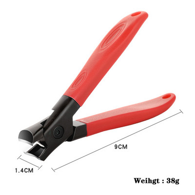 7 MM lielas atvēršanas biezas cietas speciālas nagu grieznes nerūsējošā tērauda pretšļakatām mājsaimniecības vienas naglu griešanas ierīces manikīra instrumenti