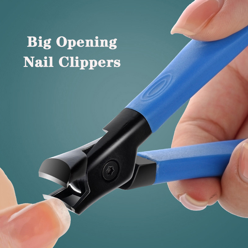 7 MM lielas atvēršanas biezas cietas speciālas nagu grieznes nerūsējošā tērauda pretšļakatām mājsaimniecības vienas naglu griešanas ierīces manikīra instrumenti