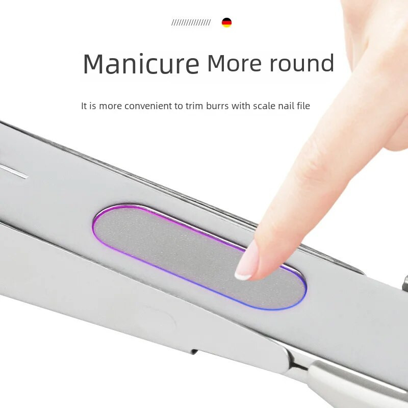 Set portabil de tăiere a unghiilor Scorpion din oțel inoxidabil pentru uz casnic Foarfece de unghii anti-stropire Costum cu tăietor Scorpion