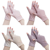 1 pereche de mănuși anti UV pentru unghii Mănuși de protecție cu gel UV Manichiură fără degete Instrumente pentru arta unghiilor Lampă LED Uscător de unghii Mănuși de mână cu radiații