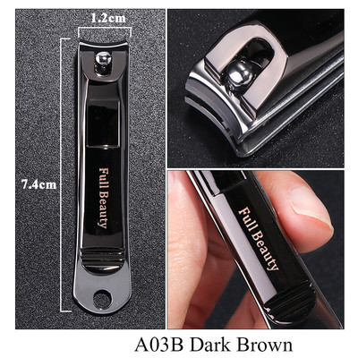 Profesionalni škarica za nokte od ružičastog zlata Rezač za debele nokte na nogama Manikura Njega noktiju Nož za nokte CH1557