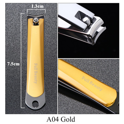 Profesionalni škarica za nokte od ružičastog zlata Rezač za debele nokte na nogama Manikura Njega noktiju Nož za nokte CH1557