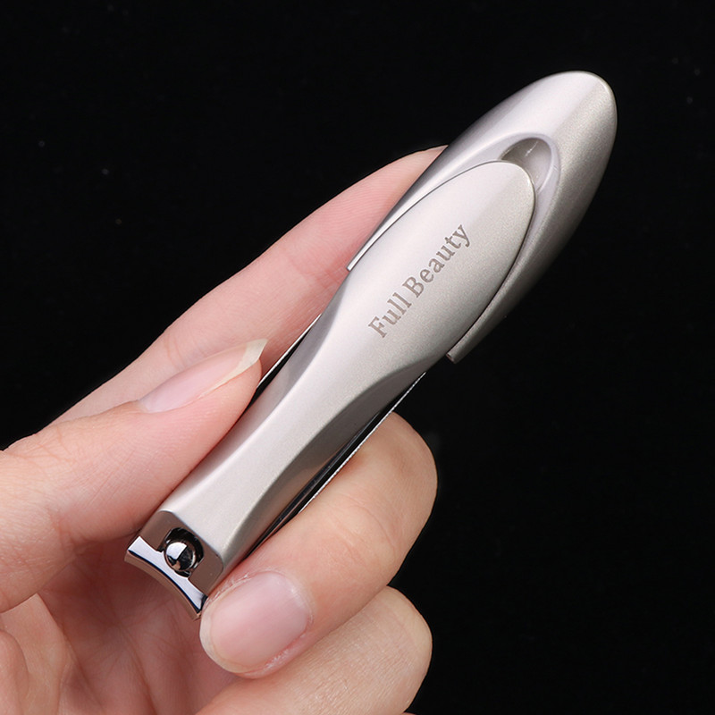 Profesionalni škarica za nokte od ružičastog zlata Rezač za debele nokte na nogama Manikura Njega noktiju Nož za nokte CH1557