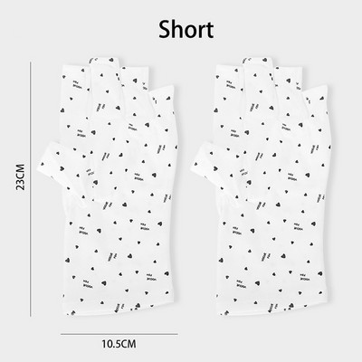 BQAN 2pc Lace Anti UV Nagu cimdi UV Gel Shield Glove Fingerless Manikīrs Nail Art Tools LED Lamp Nails Žāvētājs Radiācijas Rokas