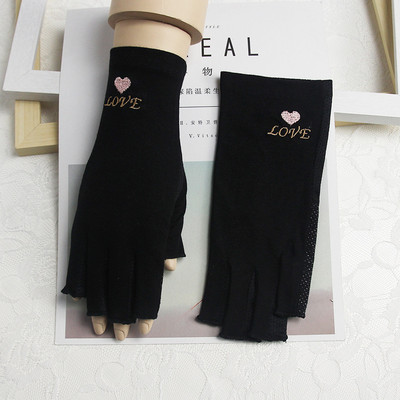 BQAN 2pc Lace Anti UV Nagu cimdi UV Gel Shield Glove Fingerless Manikīrs Nail Art Tools LED Lamp Nails Žāvētājs Radiācijas Rokas