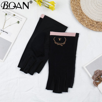 BQAN 2pc Lace Anti UV Nagu cimdi UV Gel Shield Glove Fingerless Manikīrs Nail Art Tools LED Lamp Nails Žāvētājs Radiācijas Rokas