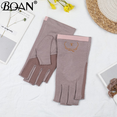 BQAN 2pc Lace Anti UV Nagu cimdi UV Gel Shield Glove Fingerless Manikīrs Nail Art Tools LED Lamp Nails Žāvētājs Radiācijas Rokas