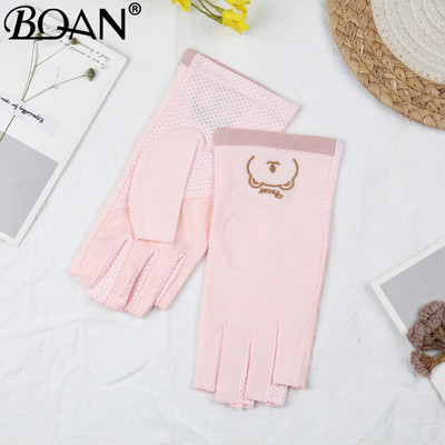 BQAN 2pc Lace Anti UV Nagu cimdi UV Gel Shield Glove Fingerless Manikīrs Nail Art Tools LED Lamp Nails Žāvētājs Radiācijas Rokas