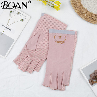 BQAN 2pc Lace Anti UV Nagu cimdi UV Gel Shield Glove Fingerless Manikīrs Nail Art Tools LED Lamp Nails Žāvētājs Radiācijas Rokas