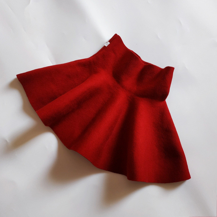 2–12 gadus veci mazuļi, meiteņu adīti svārki bērniem rudens ziemas princeses svārki kroku bērnu apģērbi skolas meiteņu drēbēm