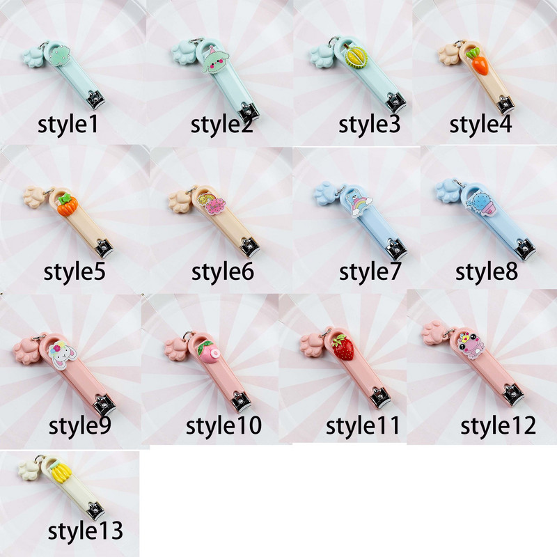 Jauki profesionāli nerūsējošā tērauda nagu griezēji mājsaimniecības manikīrs ceļojumu pedikīra rīks karikatūra nagi nazis trimmeris ikdienas rīki