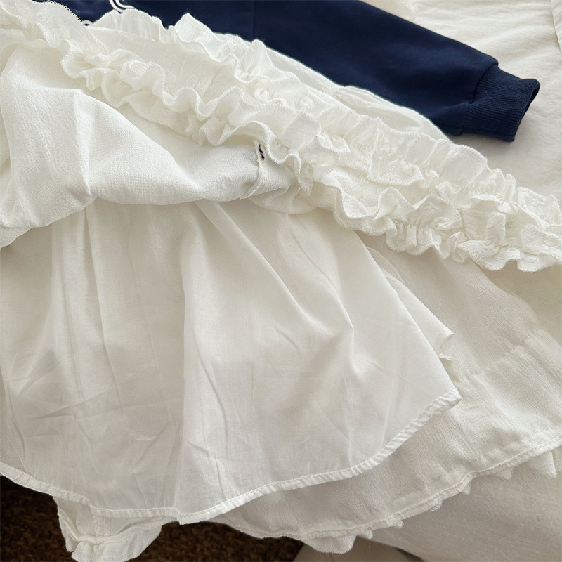 deer jonmi 2024. proljeće, novi korejski stil, tutu suknje za djevojčice, jacquard tkanje, mašne, dječja suknja s naborima za djecu, princeze