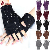 1 Pair Nail Art Glove UV aizsardzības cimds Anti UV starojuma aizsardzības cimdi aizsargs nagu mākslas gēlam UV LED lampas rīks