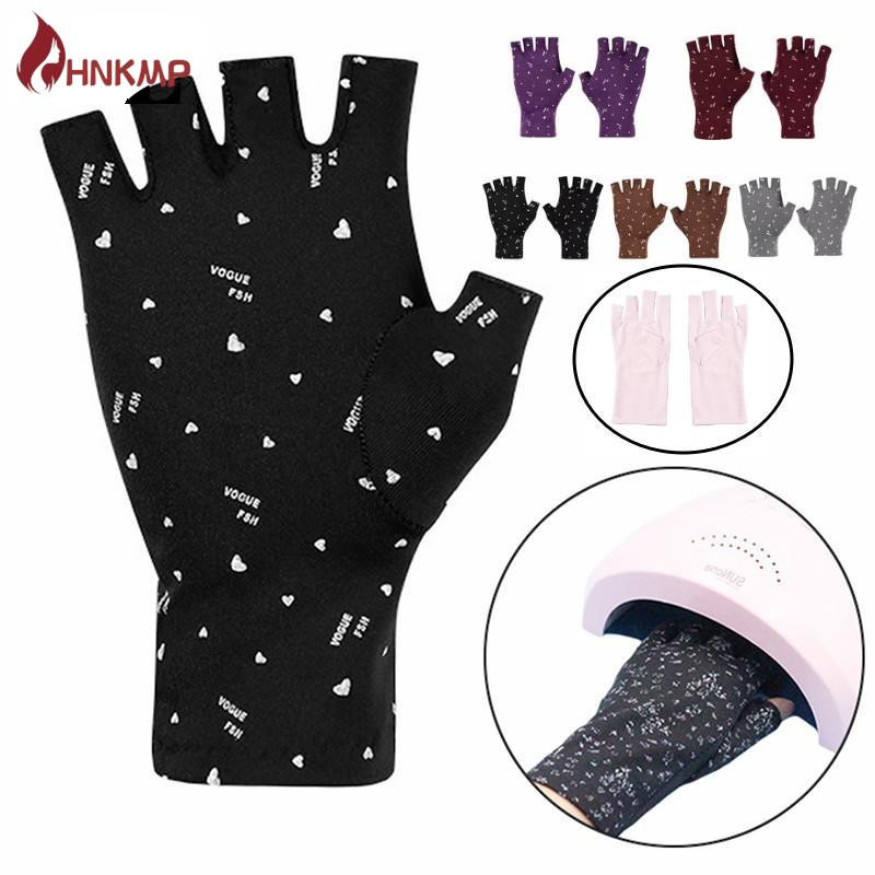 1 Pair Nail Art Glove UV aizsardzības cimds Anti UV starojuma aizsardzības cimdi aizsargs nagu mākslas gēlam UV LED lampas rīks