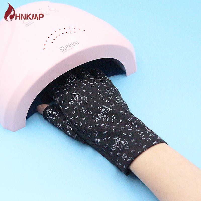 1 Pair Nail Art Glove UV aizsardzības cimds Anti UV starojuma aizsardzības cimdi aizsargs nagu mākslas gēlam UV LED lampas rīks