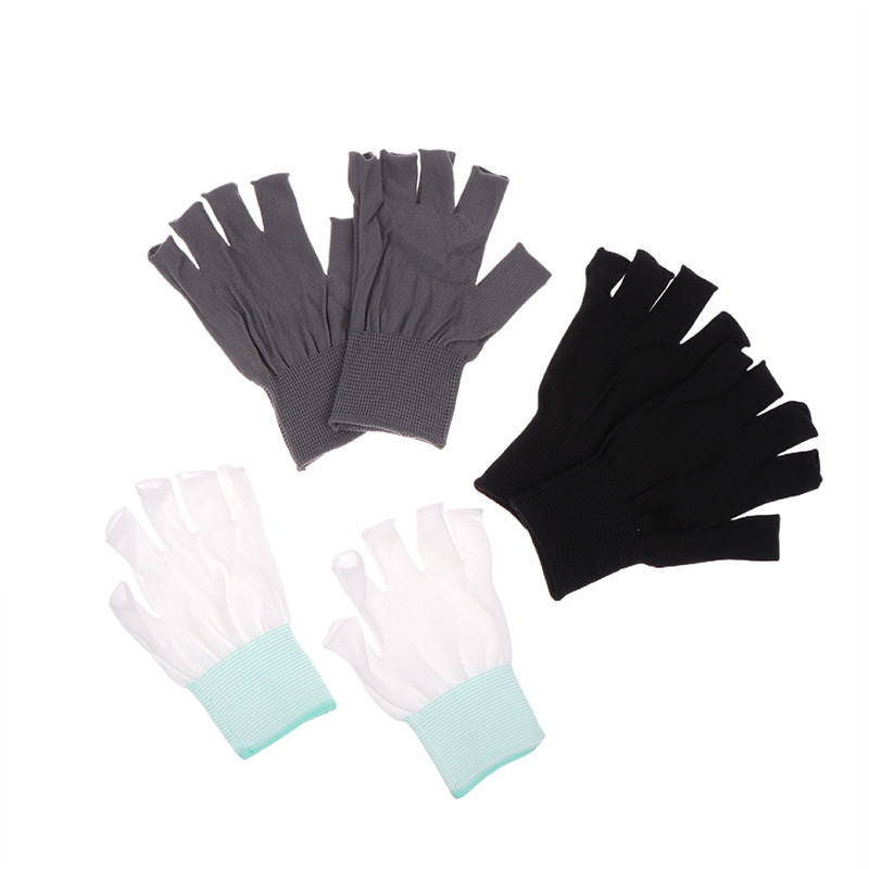 Nail Art Glove UV Protection Glove Anti UV Radiation Protection Rukavice Protecter for Nail Art Gel UV LED lampa Too