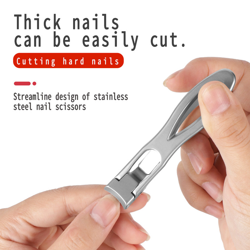 TJ SEGA Profesionālie nagu griezēji nerūsējošā tērauda nagu griezēji Kāju nagu pirkstu nagu manikīra griezēji kāju griezēji bieziem nagiem