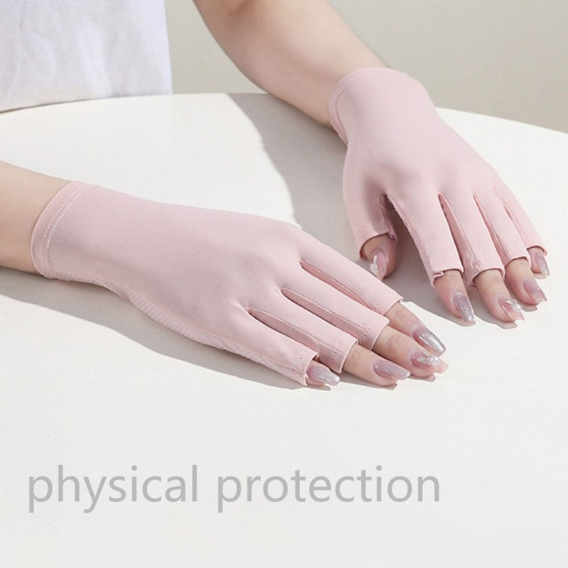 Najlonske rukavice za zaštitu noktiju u spreju Štite kožu prstiju Led lampa Rukavice za zaštitu od sunca Zaštita noktiju od UV zračenja Otpornost na zračenje