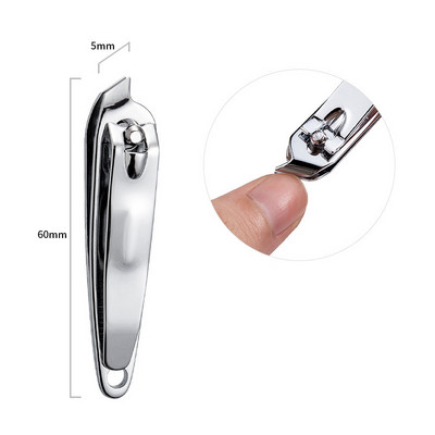 Nagu griezējs, augstākās kvalitātes nerūsējošā tērauda nagu griezēji roku un kāju nagu griezēji, nagu griezēji ar nagu vīli Sharp.