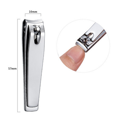 Nagu griezējs, augstākās kvalitātes nerūsējošā tērauda nagu griezēji roku un kāju nagu griezēji, nagu griezēji ar nagu vīli Sharp.