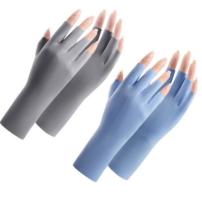 Protect Finger Skin Küünte maalimine Kindad UV-kiirtevastased Päikesekaitsekindad Nail Art Kindad naistele Drive küünte täiustamine