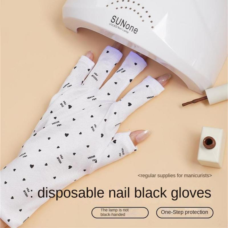 Nagu lampu aizsargcimdi maisiņos Uzticami, izturīgi tīri un ērti augstas kvalitātes UV izturīgi nagu cimdi Nagu cimdi Trend