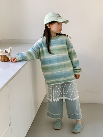 ελάφι jonmi 2024 Άνοιξη Νέο Κορεάτικο στυλ Φούστες με κέντημα για μωρά για κοριτσάκια Παιδική φούστα με σχέδιο ταιριάσματος κούφιο