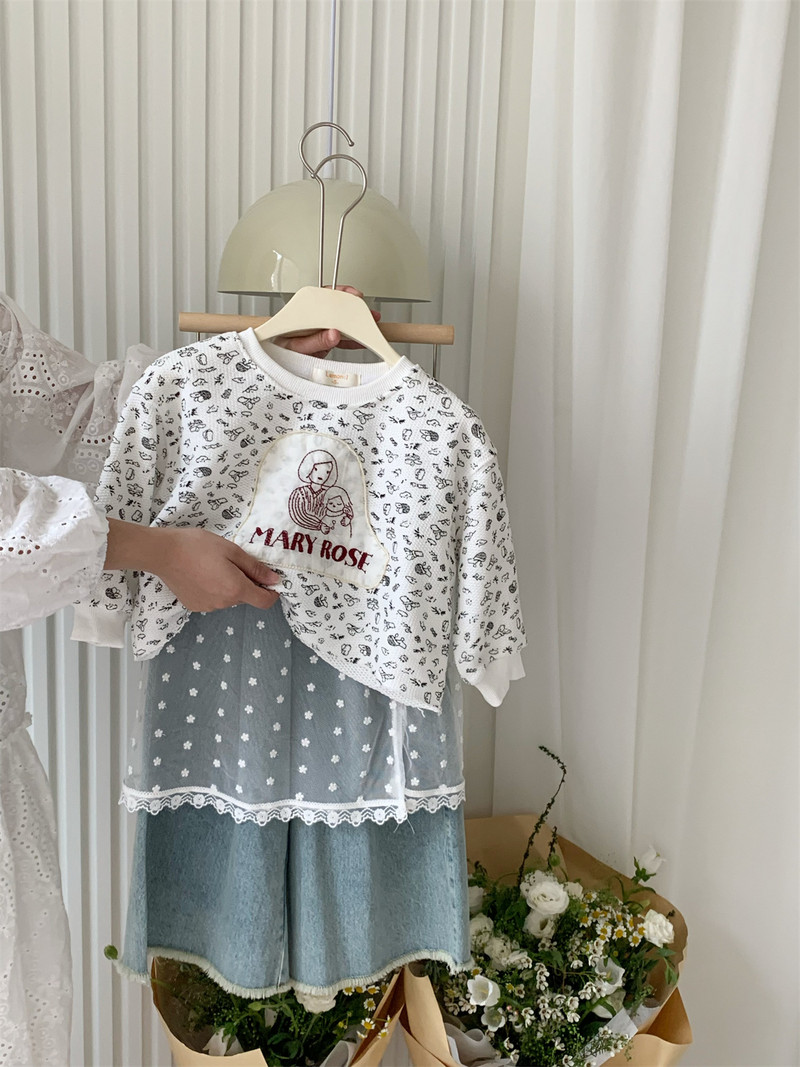 briežu jonmi 2024. gada pavasaris, jauns korejiešu stila zīdaiņu stila izšūšanas svārki, dobi, saskaņota dizaina priekšauts, bērnu svārki