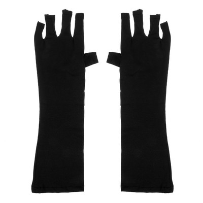 Atkārtoti lietojami UV cimdi Manikīra instrumentu cimdi UV nagi Lietoti piederumi Roku aizsargapvalki lampām bezpirkstiem instrumentiem