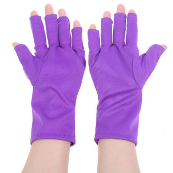 1 Pair Gel Nail Polish Gloves Lamp Nail Dryer Light Protective Nail Art Tool