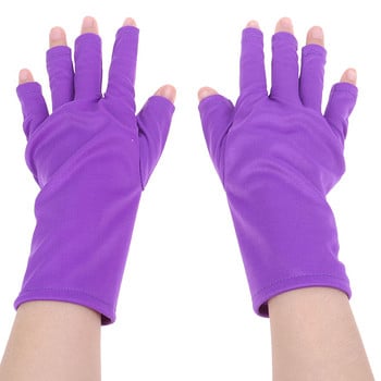 1 Pair Gel Nail Polish Gloves Lamp Nail Dryer Light Protective Nail Art Tool