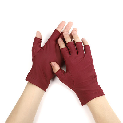 1 Pair Nail Art Glove Glove UV Protection Glove Anti UV Radiation Protection Gloves Protecter For Nail Art Gel UV LED Lamp Lamp