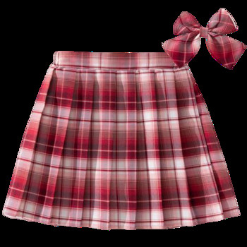2023 Καλοκαίρι μωρό νήπιο Παιδικά ρούχα Σχολική στολή καρό κοριτσίστικη φούστα με κάτω μέρος Πριγκίπισσα πλισέ φούστες Παιδική κοντή φούστα